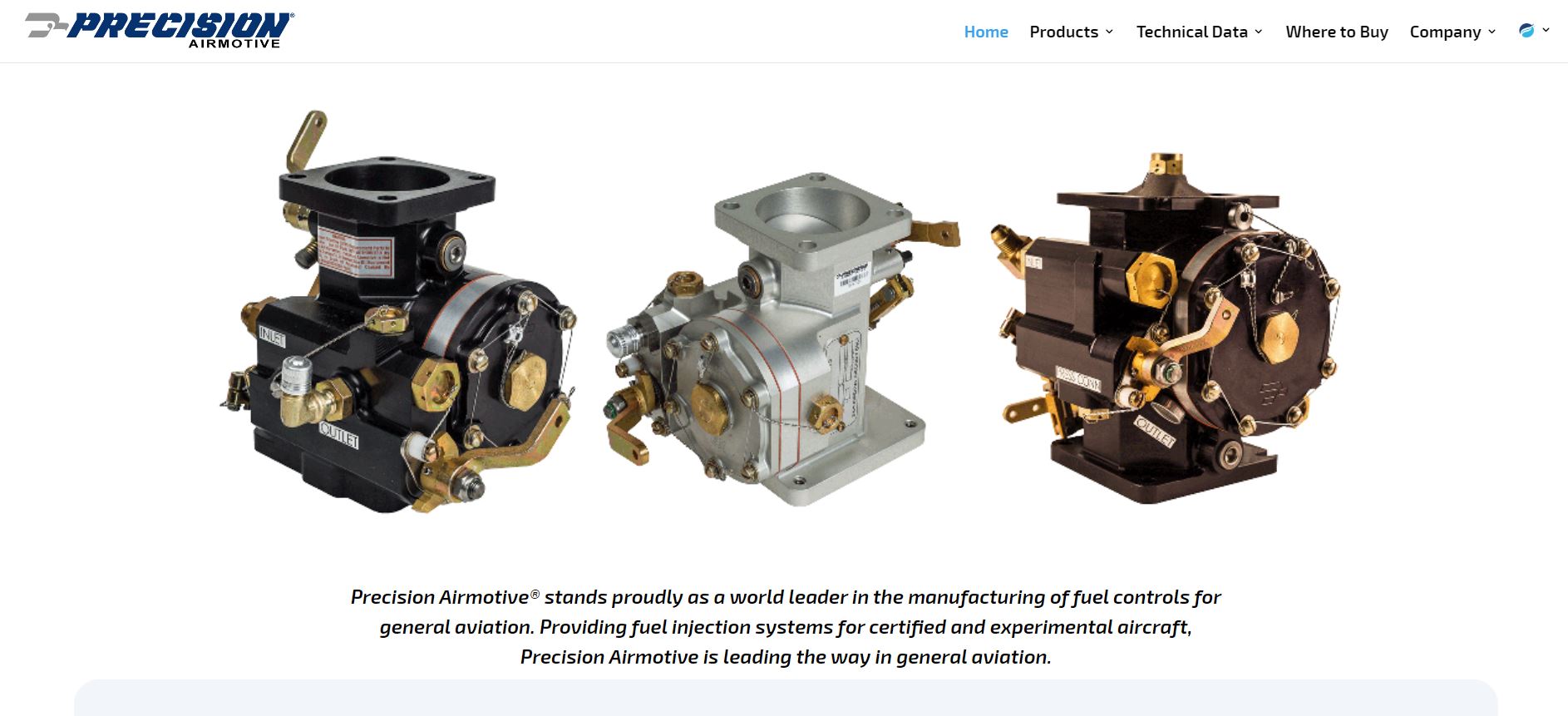Precision Airmotive Site